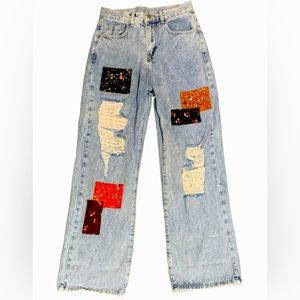 Cider, destress patch Jeans